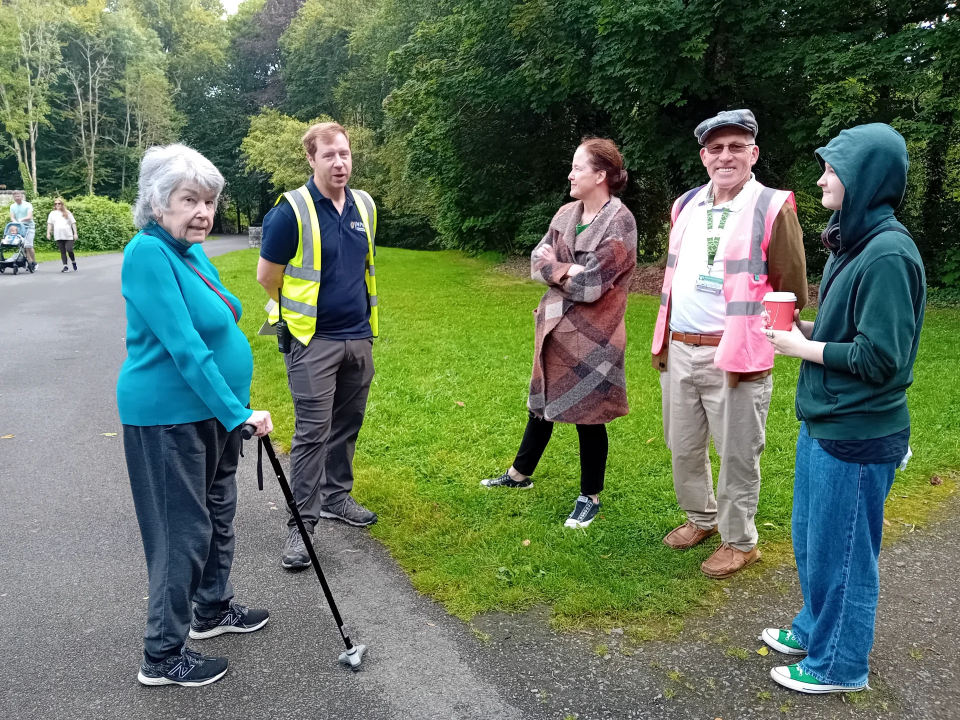 Guiding at Coole Park Nature reserve.