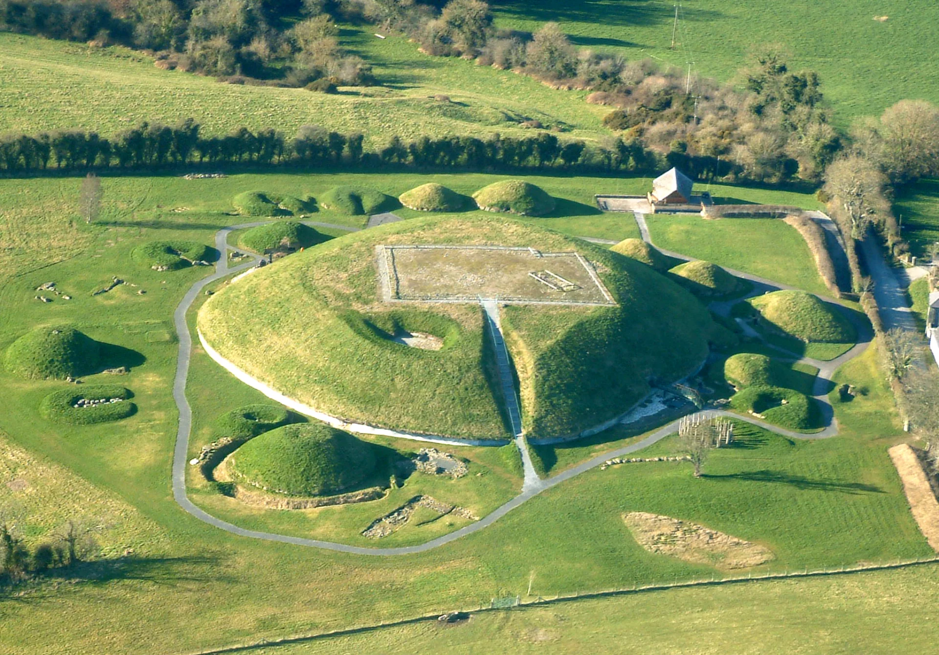 Knowth Stone Age Passage Tomb in the Boyne Valley
