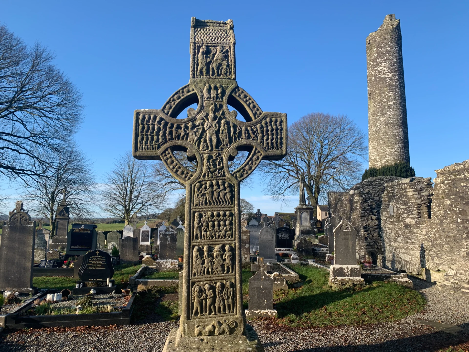High Cross at Monasterboice in the Boyne Valley