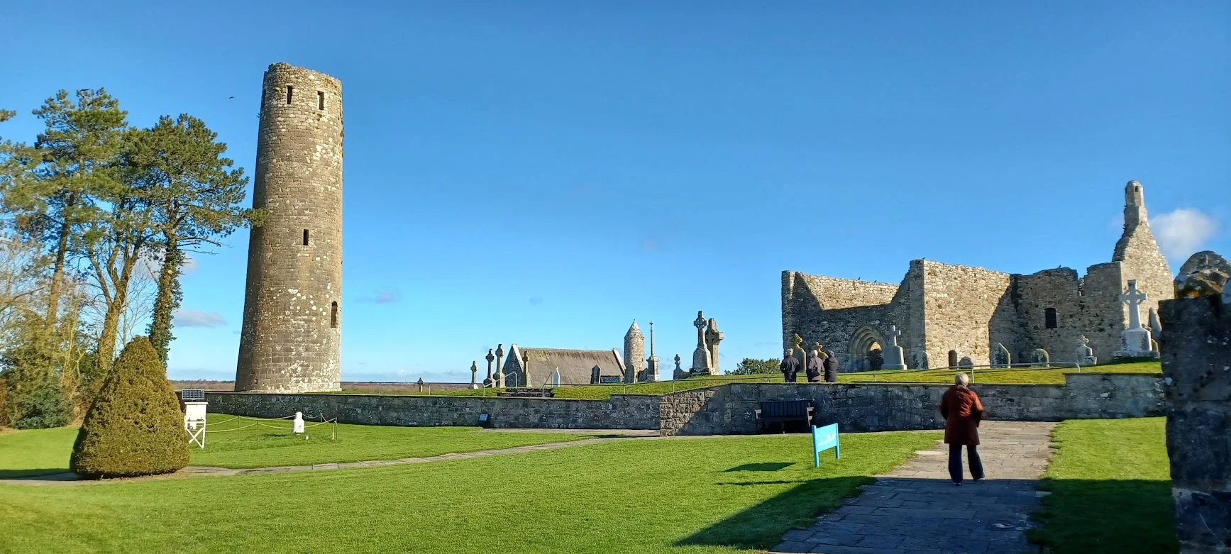 Clonmacnoise Monastic site on the River Shannon founded in 544